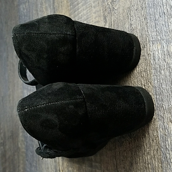 VERBATIM  Maryjane 6.5 platform BLACK  Suede Leather Covered buckle - Picture 16 of 16